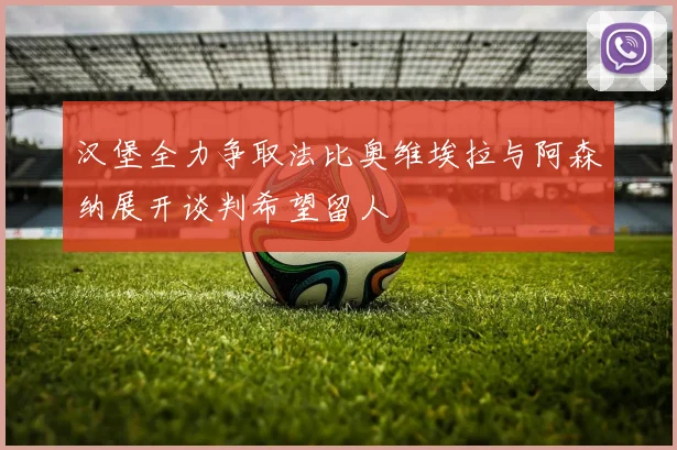 汉堡全力争取法比奥维埃拉与阿森纳展开谈判希望留人